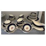 Grindley England Porcelain Dinnerware Set