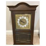 Benchmark Wooden Wall Clock With Roman Numerals