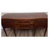 Mahogany Buffet with Brass Hardware