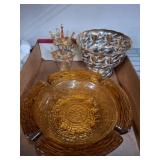 Decor Bowl, Ashtray, Vintage Cocktail Swords