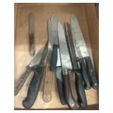 Kitchen Knives With Mixed Handles