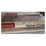 Edelbrock Elite Series Valve Covers in Box