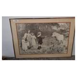 Framed 1906 Arthur Elsley Print