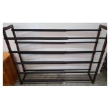 Shoe Rack with Foam-Padded Rails