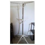 Collapsible Drying Rack With White Arms