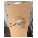 White 18x36 sink with Box