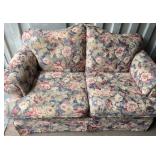 Floral Upholstered 60-Inch Loveseat