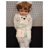 Duck House Porcelain Doll with COA
