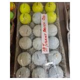 18 Titleist Pro V1x Golf Balls, Assorted Colors