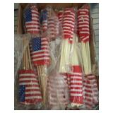 Small Handheld American Flags on Sticks