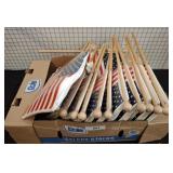Small U.S. Flags with Wooden Handles