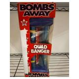 Bombs Away Quad Banger Fireworks Set