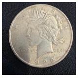 1922 Peace Silver Dollar Coin