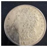 1921 Morgan Silver Dollar, 