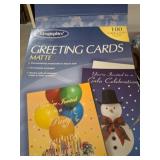 Geographics Matte Greeting Cards and Envelopes