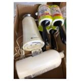 Box Lot with Household Items and Accessories