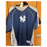 Majestic New York Yankees Shirts, Blue/Gray