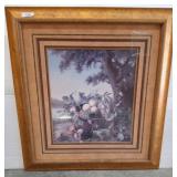 Framed Fruit Still Life Print in Ornate Frame