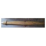 Wooden Yoke With Metal Rings And Center Loop