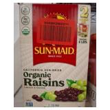Sun-Maid Organic Raisins, 2-Pack, 4 lbs Total