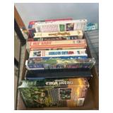 VHS Tapes with Various Titles