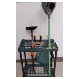 Garden Tool Rack with Tools