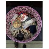 Costume Jewelry in Floral Box