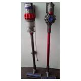 Two Dyson Cordless Stick Vacuum Cleaners