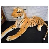 Plush Tiger Toy, Striped Design