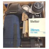Minolta SRT101 Camera with Lenses and Accessories