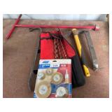 Hand Tools with Wire Brush Set and Carry Pouch