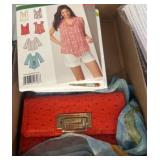 Simplicity Sewing Patterns and Red Clutch Purse