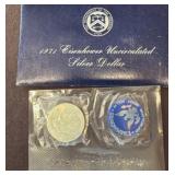 1971 Eisenhower Uncirculated Silver Dollar Set