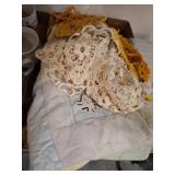 Crochet Textiles and Embroidered Linens