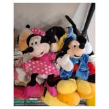 Mickey and Minnie Mouse Plush Toys