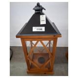 Wood and Metal Lantern by Lulu & Co.
