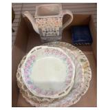 Ceramic Tableware and Teapot Set