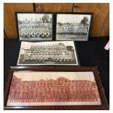Framed Military Group Photographs