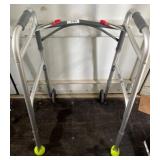 Drive Medical Folding Walker with Wheels