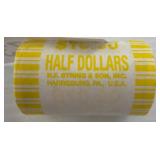 $10.00 Roll of Half Dollars, N.F. String & Son