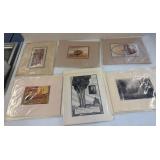 Mounted Prints and Engravings