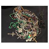 Rosary Beads and Crosses