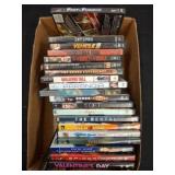 DVDs in Cardboard Box