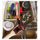 Box Lot of Assorted Kitchen Utensils and Gadgets