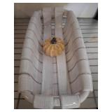 Italian Ceramic Basket With Pumpkin Accent