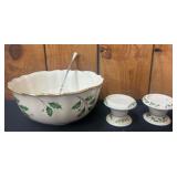 Lenox Holiday Punch Bowl Set with Ladle