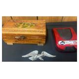 Jewelry Box, CD Case, and Eagle Plaque Set