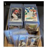 Baseball Trading Cards in Protectors