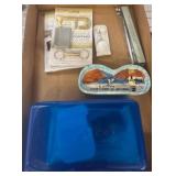 Lot: Key Tools, Souvenir Dish, and Supplies