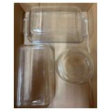 Clear Glass Pyrex Baking Dishes